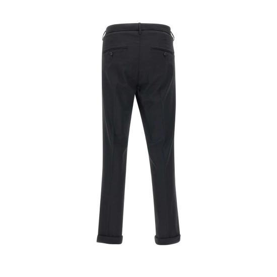 26SS 돈답 스트레이트 팬츠 UP235WS0114 002999 BLACK - DONDUP