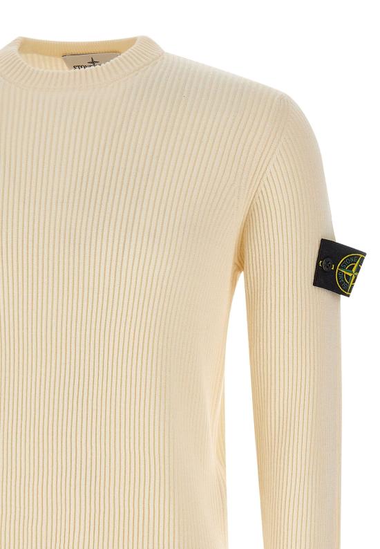 25FW 스톤 아일랜드 스웨터 5100053S00C2 V0093 White - STONE ISLAND