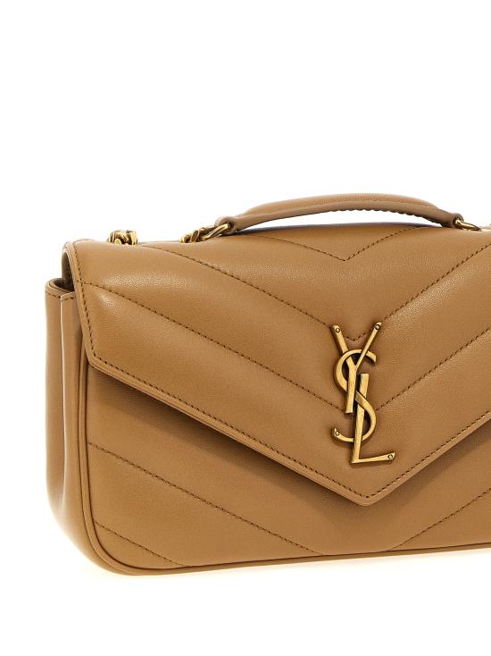 26SS 생로랑 루루 마틀라세 램스킨 스몰 숄더백 801437AAEAX2357 Beige - SAINT LAURENT