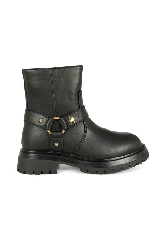 25FW [키즈] 타미힐피거 미들 부츠 T3A5 34021 1355999 BLACK