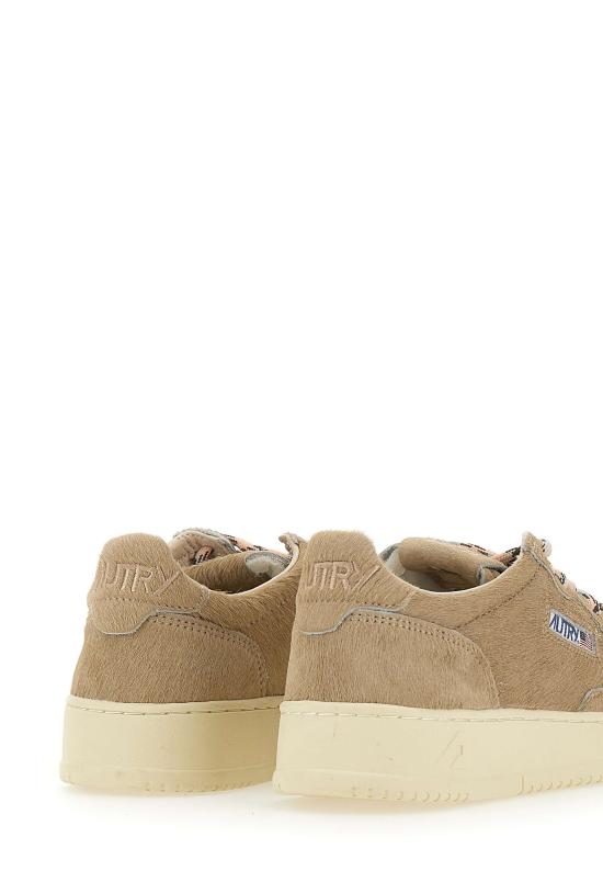 25FW 오트리 메달리스트 로우 스니커즈 AULW PE01 Beige - AUTRY