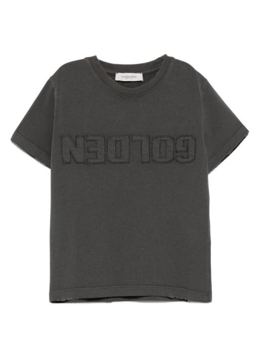 25FW [키즈] 골든구스 티셔츠 GKP02441 P002243 60278 Grey