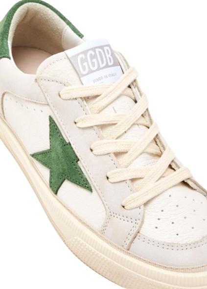 25FW [키즈] 골든구스 스니커즈 GYF00495 F007441 10613 Green - GOLDEN GOOSE