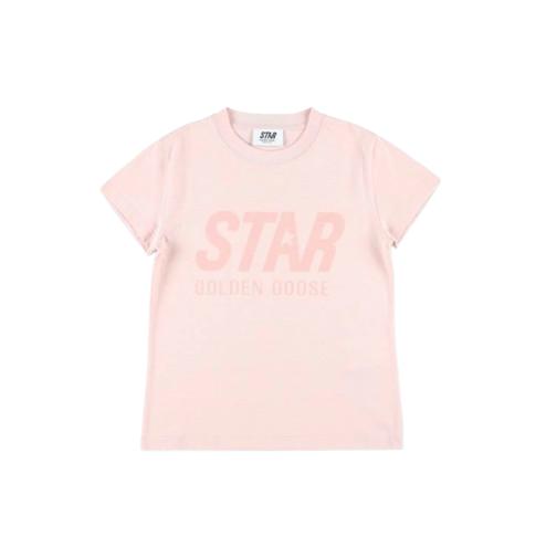 25FW [키즈] 골든구스 티셔츠 GKP01273 P002249 25523 Pink