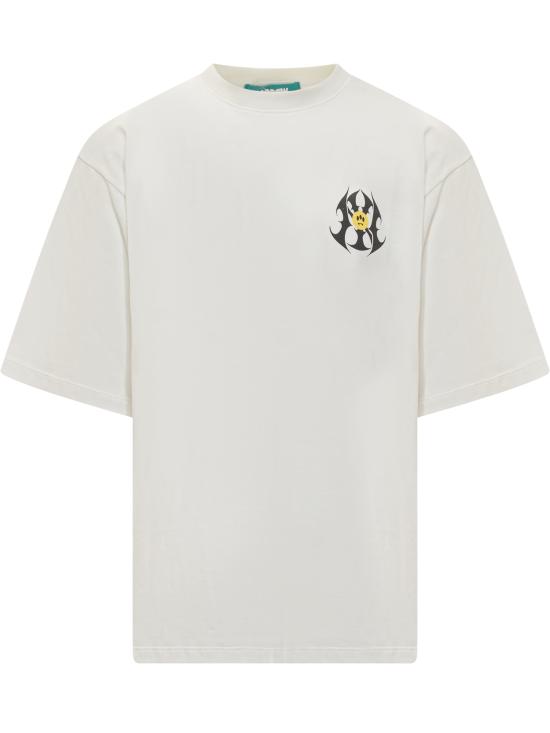 25FW 바로우 반팔 티셔츠 F5BWUATH037 002 OFF WHITE