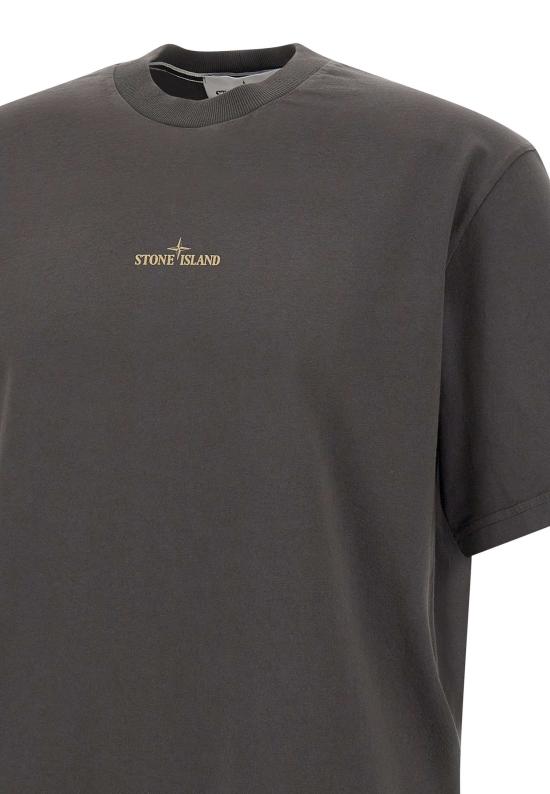 25FW 스톤 아일랜드 반팔 티셔츠 2100037S0197 V0062 Grey - STONE ISLAND