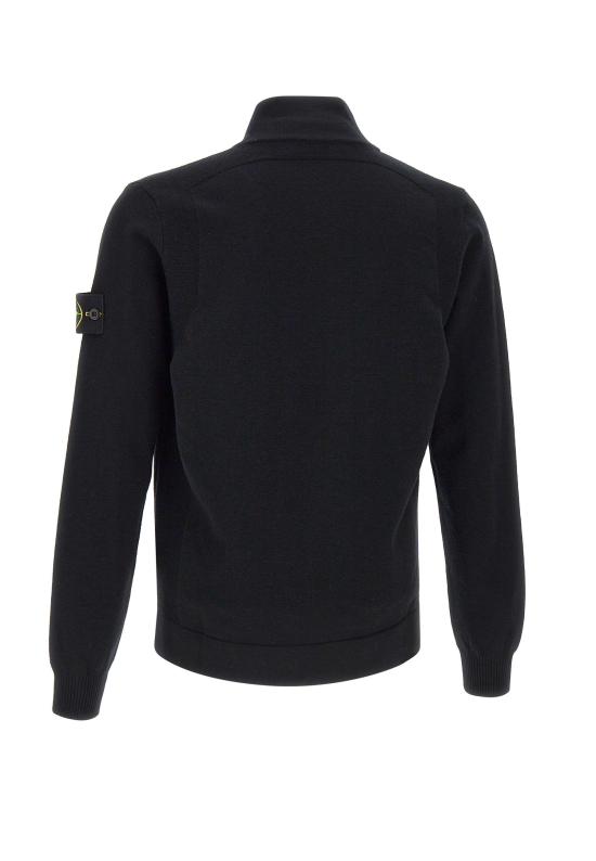 25FW 스톤 아일랜드 집업 니트 5100062S00A1 V0029 Black - STONE ISLAND