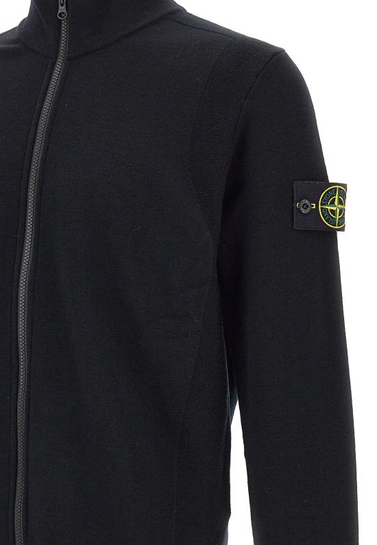 25FW 스톤 아일랜드 집업 니트 5100062S00A1 V0029 Black - STONE ISLAND
