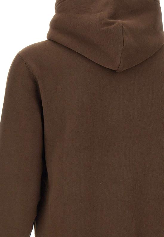 25FW 폴로 랄프로렌 포니 자수 플리스 후드 티셔츠 710766778 108 Brown - POLO RALPH LAUREN