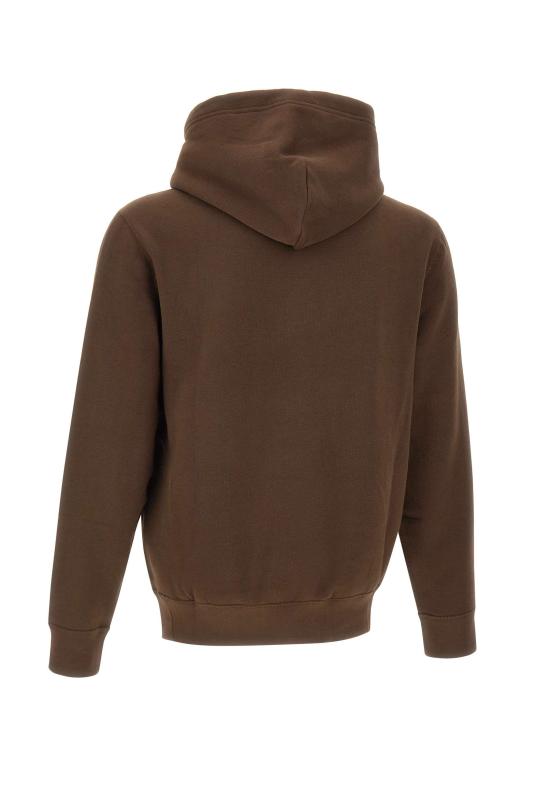 25FW 폴로 랄프로렌 포니 자수 플리스 후드 티셔츠 710766778 108 Brown - POLO RALPH LAUREN