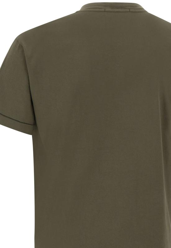 25FW 스톤 아일랜드 반팔 티셔츠 2100027S0013 V0054 Green - STONE ISLAND