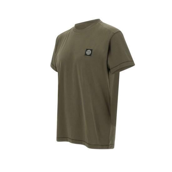 25FW 스톤 아일랜드 반팔 티셔츠 2100027S0013 V0054 Green - STONE ISLAND