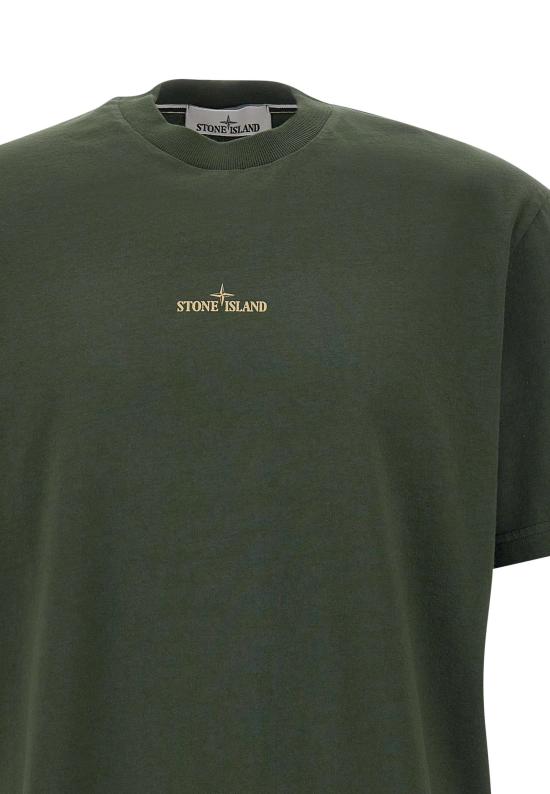 25FW 스톤 아일랜드 반팔 티셔츠 2100037S0197 V005E Green - STONE ISLAND