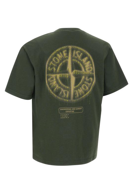 25FW 스톤 아일랜드 반팔 티셔츠 2100037S0197 V005E Green - STONE ISLAND