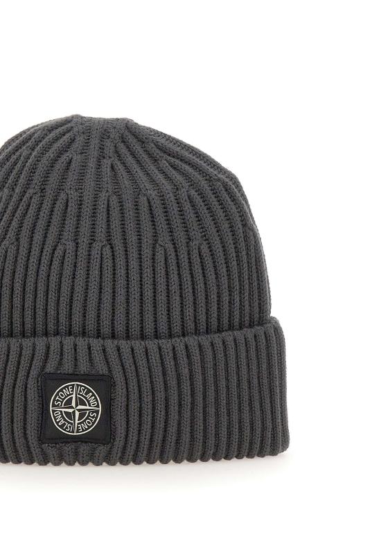 25FW 스톤 아일랜드 비니 N100002S00C3 V0062 Grey - STONE ISLAND