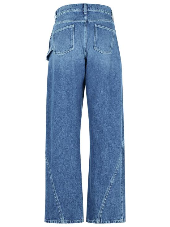 25FW JW앤더슨 트위스트 워크웨어 진 DT0102 PG1735804 Light Blue - JW ANDERSON