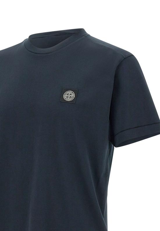 25FW 스톤 아일랜드 반팔 티셔츠 2100027S0013 V0020 Blue - STONE ISLAND