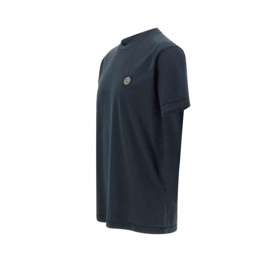 25FW 스톤 아일랜드 반팔 티셔츠 2100027S0013 V0020 Blue - STONE ISLAND