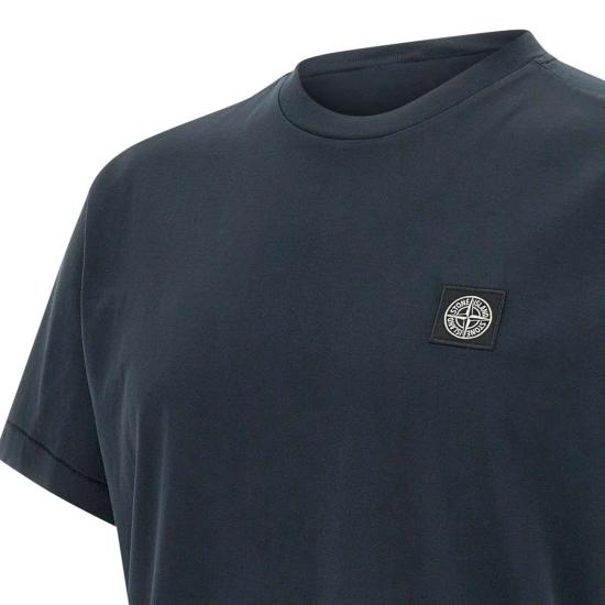 25FW 스톤 아일랜드 반팔 티셔츠 2100027S0013 V0020 Blue - STONE ISLAND