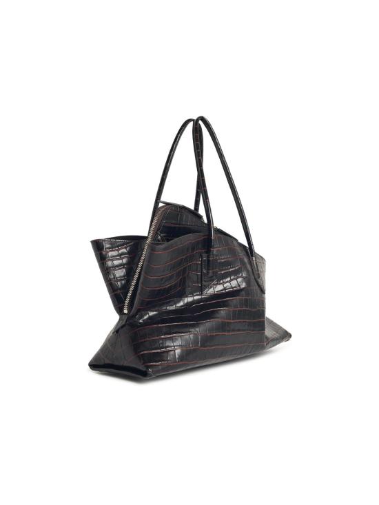 26FW 디 아티코 라 파세지아타 미디엄 탑 핸들 백 250WAH00054 LBT021PR207 Brown - THE ATTICO
