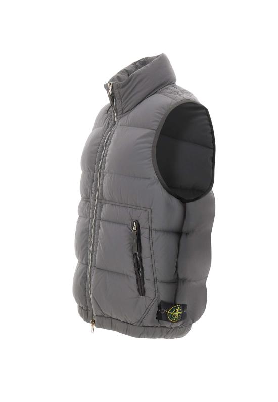 25FW 스톤 아일랜드 심리스 터널 나일론 다운-TC 다운 베스트 G100007S0028 V006B Grey - STONE ISLAND