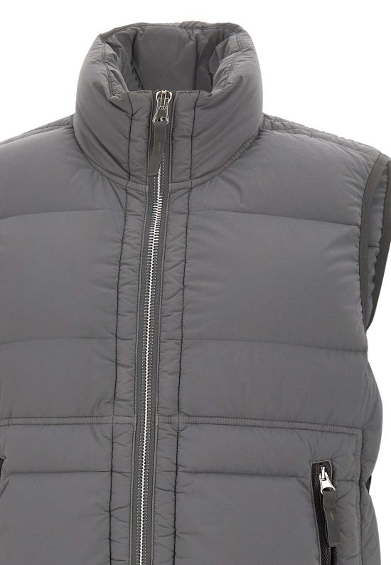 25FW 스톤 아일랜드 심리스 터널 나일론 다운-TC 다운 베스트 G100007S0028 V006B Grey - STONE ISLAND