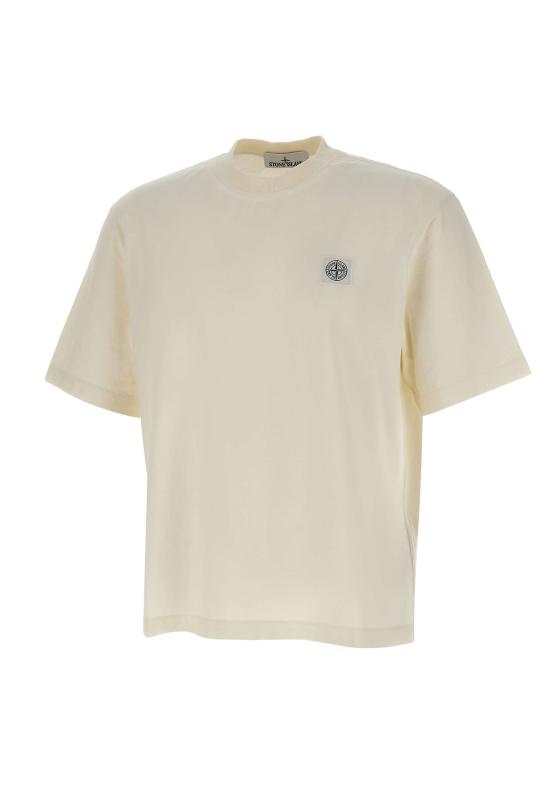 25FW 스톤 아일랜드 반팔 티셔츠 2100025S0115 V0093 White