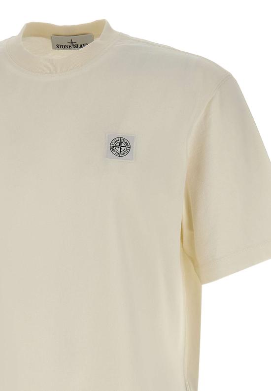 25FW 스톤 아일랜드 반팔 티셔츠 2100025S0115 V0093 White - STONE ISLAND