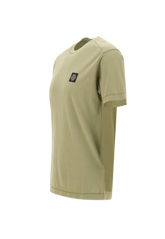 25FW 스톤 아일랜드 반팔 티셔츠 2100027S0013 V0055 Green - STONE ISLAND