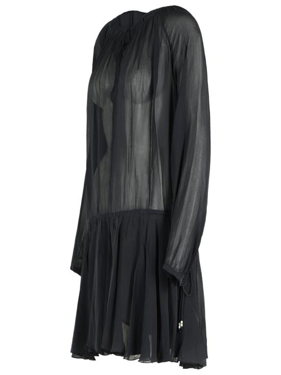 25FW 이자벨마랑에뚜왈 미디 원피스 RO0799FA C3J01E01BK Black - ISABEL MARANT ETOILE