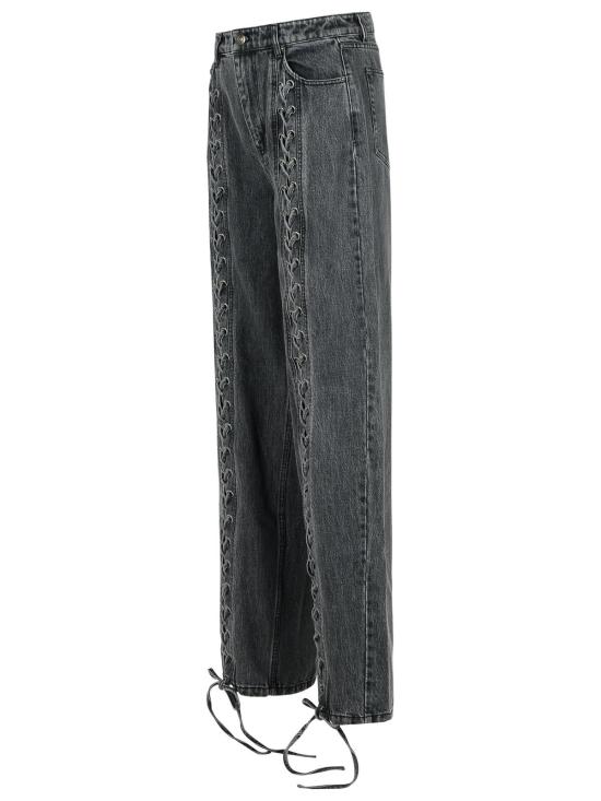 25FW 로테이트 데님 팬츠 115069100 Black - ROTATE