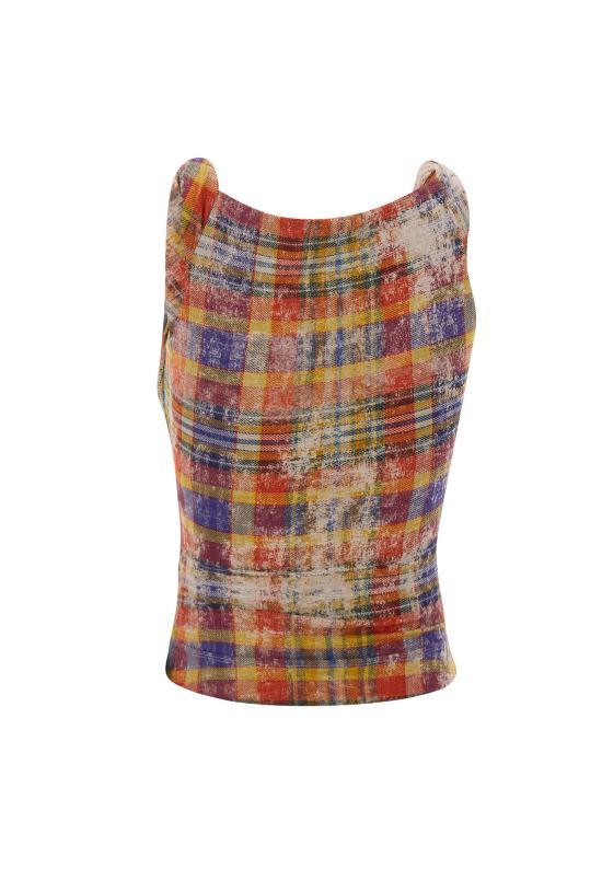 25FW 비비안웨스트우드 민소매 티셔츠 1504000B J009YO320 MultiColour - VIVIENNE WESTWOOD