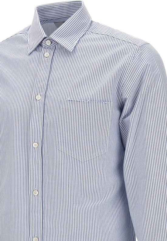 25FW 골든구스 긴팔 셔츠 GMP00246 P00054880197 Blue - GOLDEN GOOSE