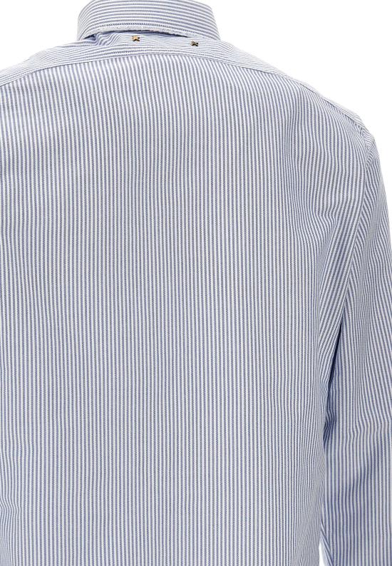 25FW 골든구스 긴팔 셔츠 GMP00246 P00054880197 Blue - GOLDEN GOOSE