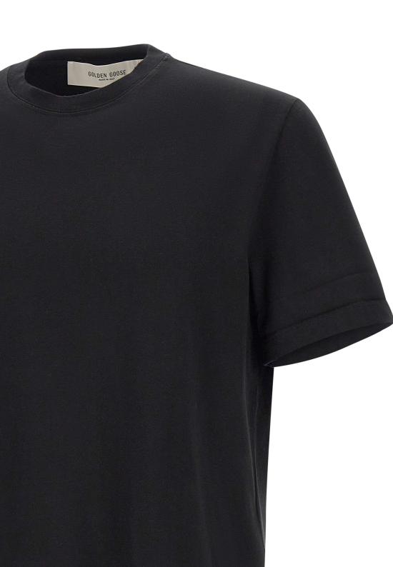 25FW 골든구스 반팔 티셔츠 GMP01220 P00063790292 Black - GOLDEN GOOSE