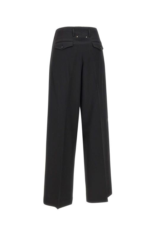 25FW 골든구스 스트레이트 팬츠 GWP01203 P00154690100 Black - GOLDEN GOOSE