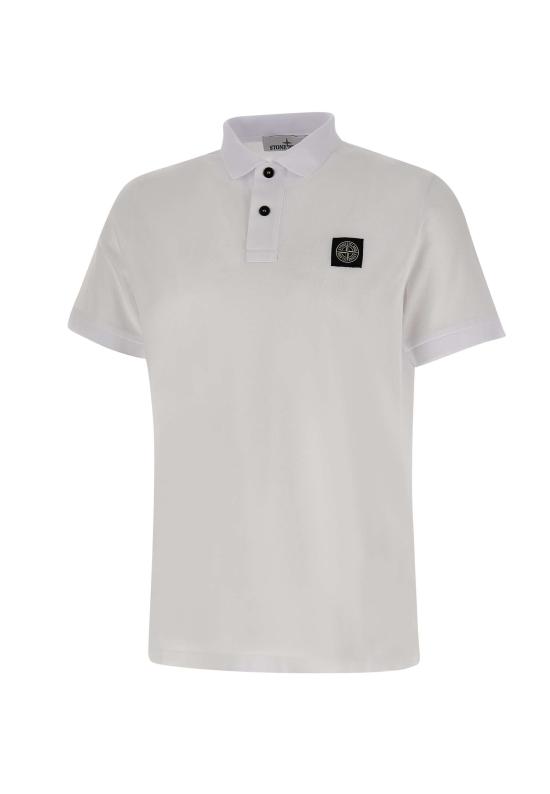 25FW 스톤 아일랜드 폴로 티셔츠 2200005S0017 V1001 White