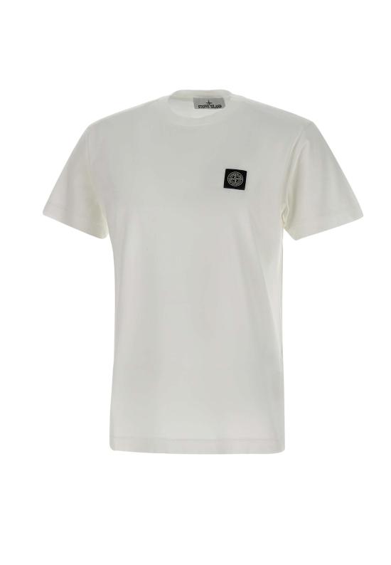 25FW 스톤 아일랜드 반팔 티셔츠 2100027S0013 V0001 White