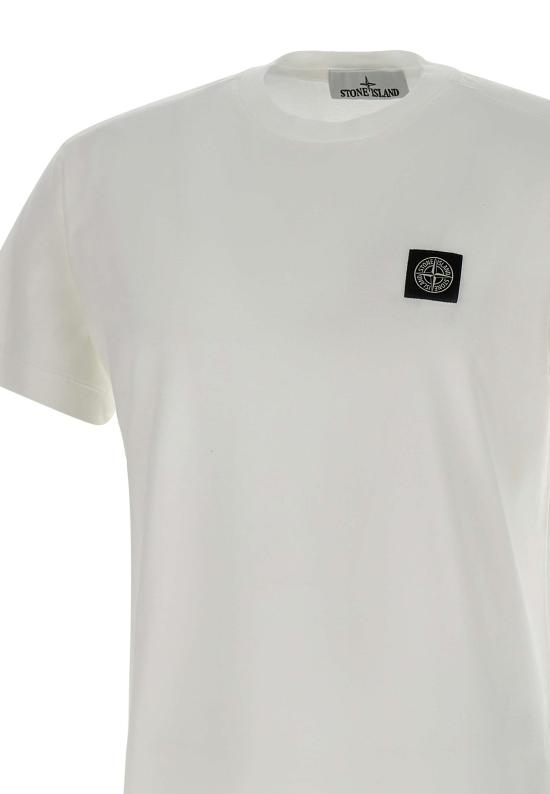 25FW 스톤 아일랜드 반팔 티셔츠 2100027S0013 V0001 White - STONE ISLAND