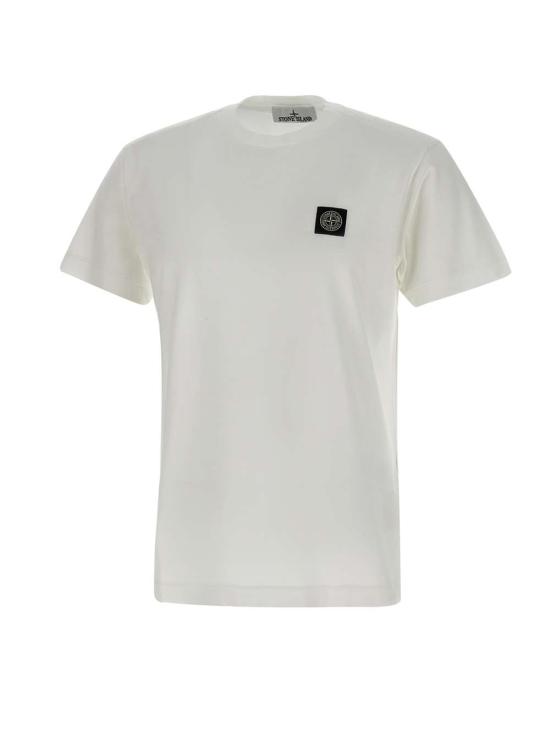 25FW 스톤 아일랜드 반팔 티셔츠 2100027S0013 V0001 White - STONE ISLAND