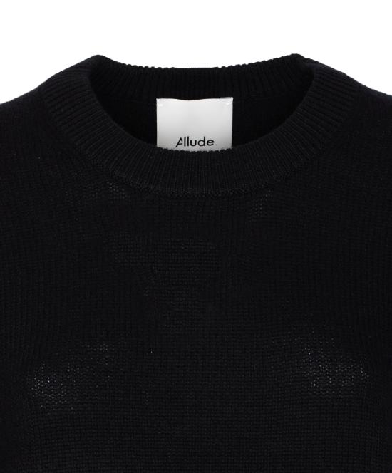 25FW 얼루드 스웨터 11204 90 Black - ALLUDE