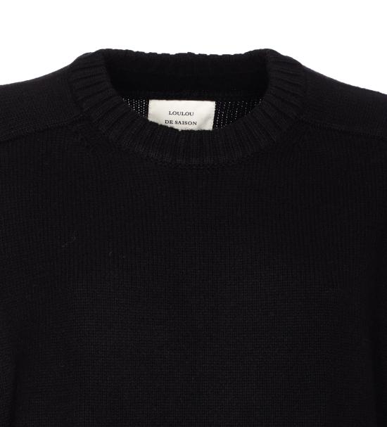 25FW 루루 드 세종 스웨터 SAFI LDS BLACK Black - LOULOU DE SAISON