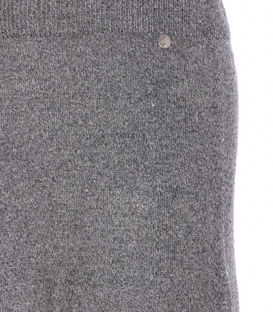 25FW 리우조 미디 스커트 MF5295MA27R 04485 Grey - LIU JO