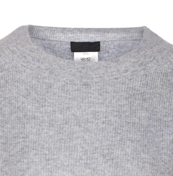 25FW 리우조 스웨터 CF5245MS019 02056 Grey - LIU JO
