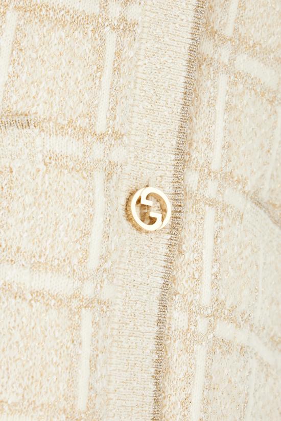 25SS 구찌 가디건 805754XKEDI 9237 Bianco - GUCCI