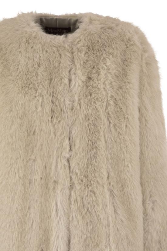 25FW 막스마라 올가 숏 페이크 퍼 코트  2526456012600 002 BEIGE - MAX MARA