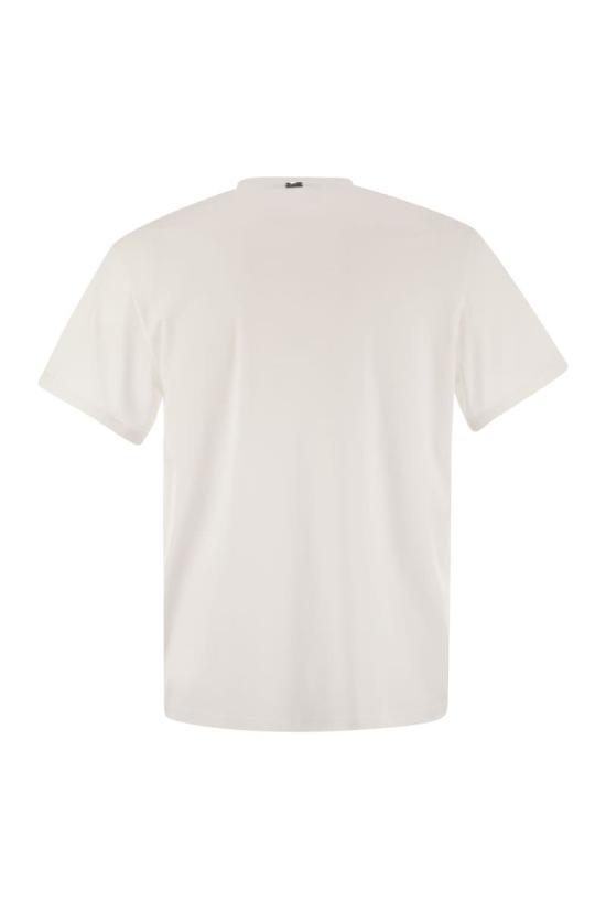 25FW 에르노 반팔 티셔츠 JG00031UR52052 1000 WHITE - HERNO