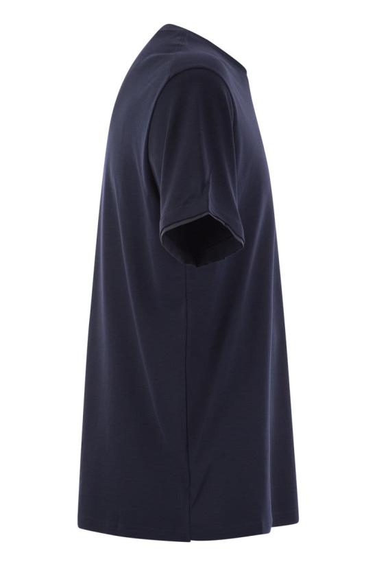 25FW 에르노 반팔 티셔츠 JG00031UR52052 9200 BLUE - HERNO