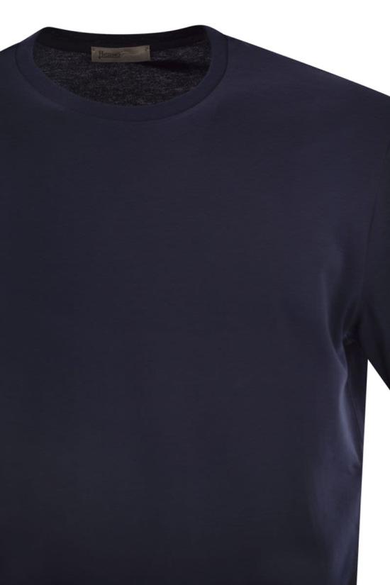 25FW 에르노 반팔 티셔츠 JG00031UR52052 9200 BLUE - HERNO