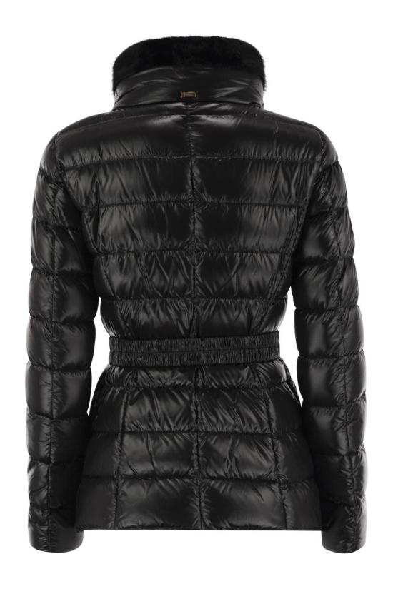 25FW 에르노 클라우디아 쇼트 다운 자켓 PI0485DICM0512017Z 9300 BLACK - HERNO
